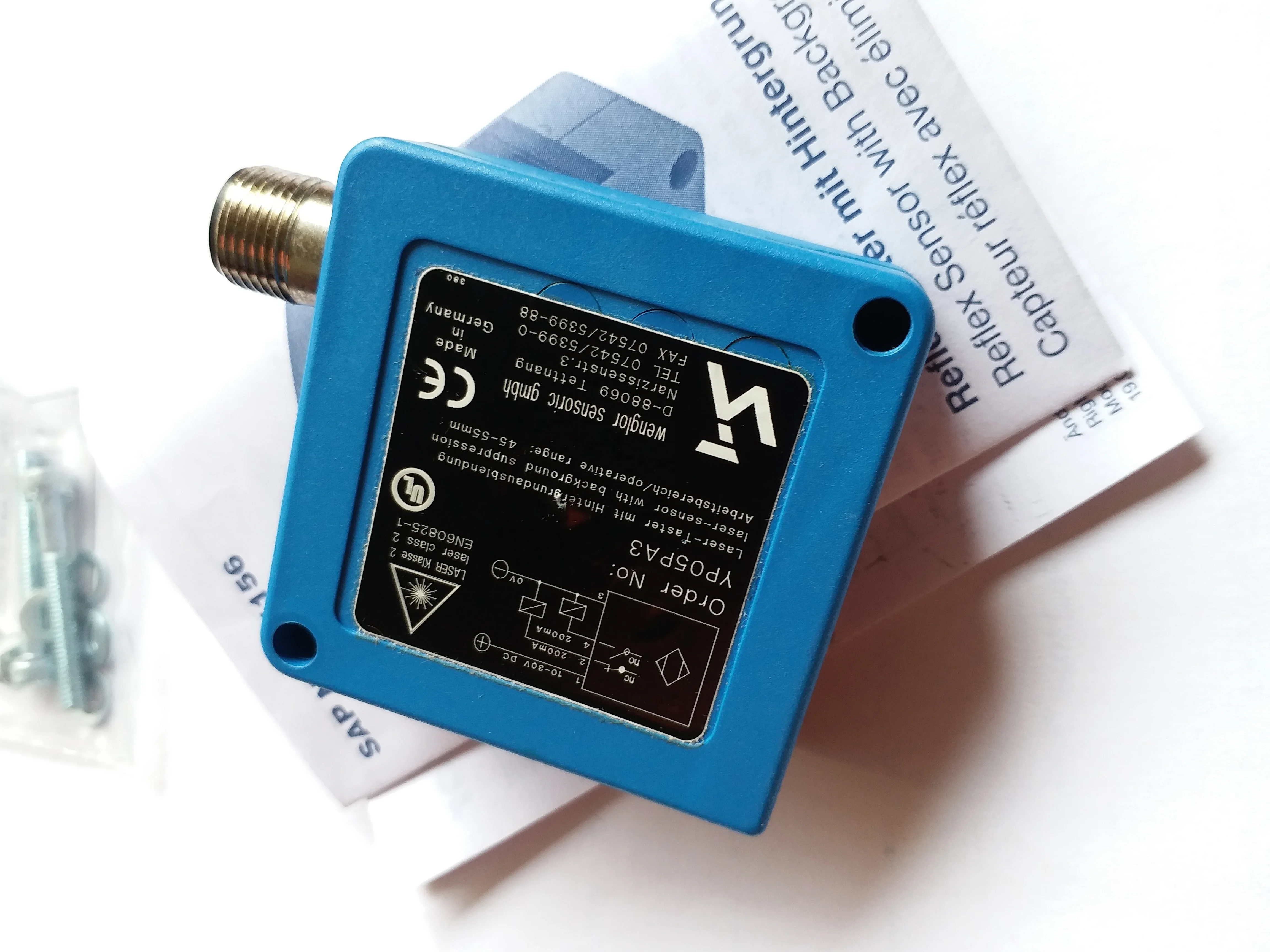 

Wenglor YP05PA3 Proximity switches Sensor switch Switching Transducer Laser Optoelectronics sensor in stock