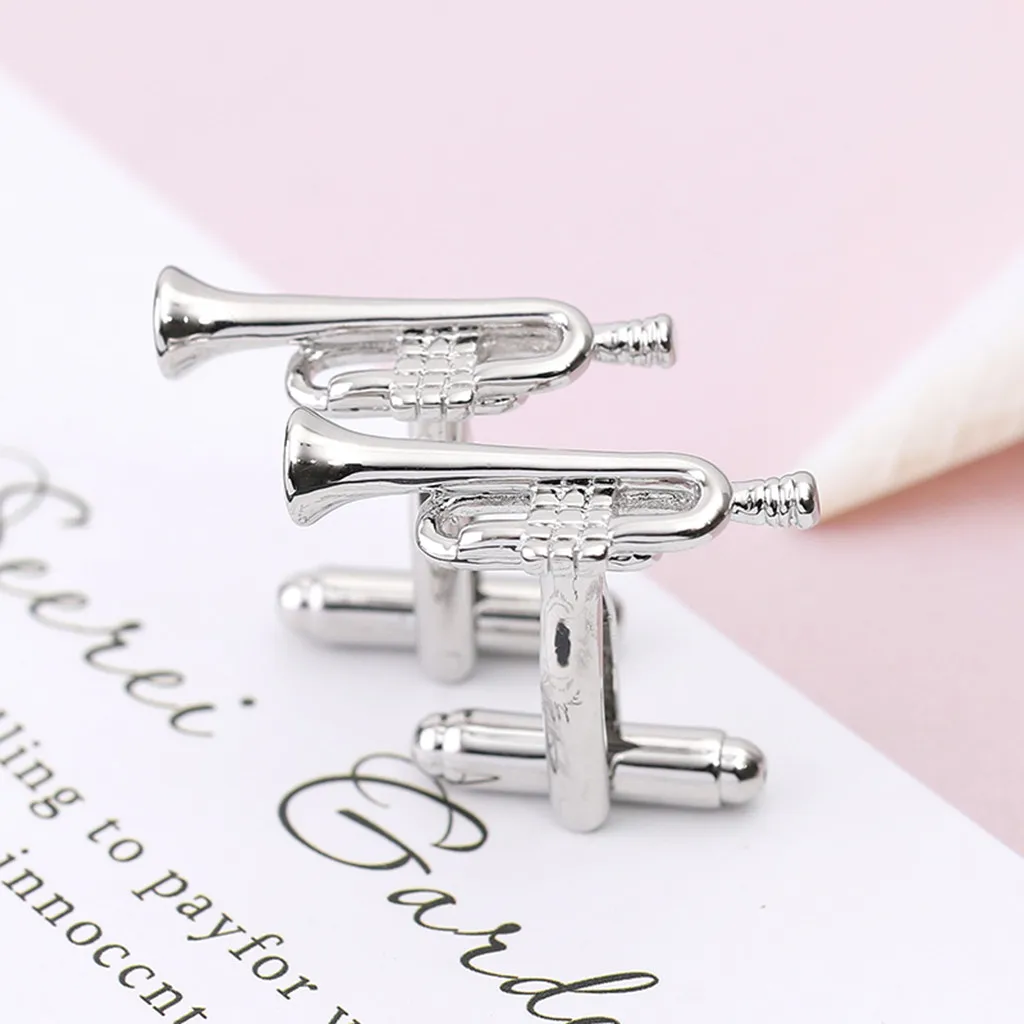 Модные мужские и женские запонки новинка маленький динамик покрытые ювелирные