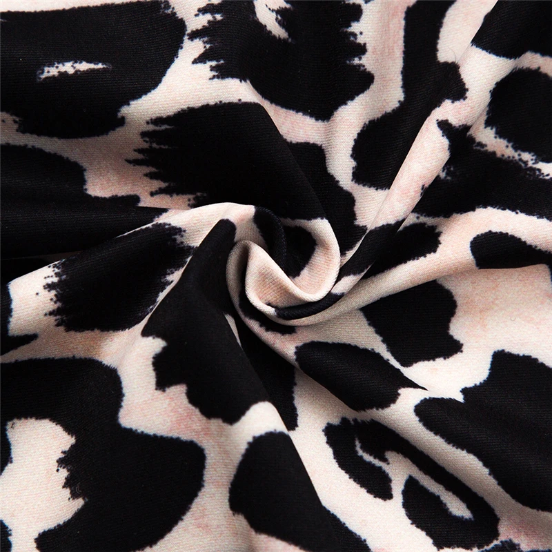 Новинка 2020 сексуальный купальник с V-образным вырезом женский леопардовым