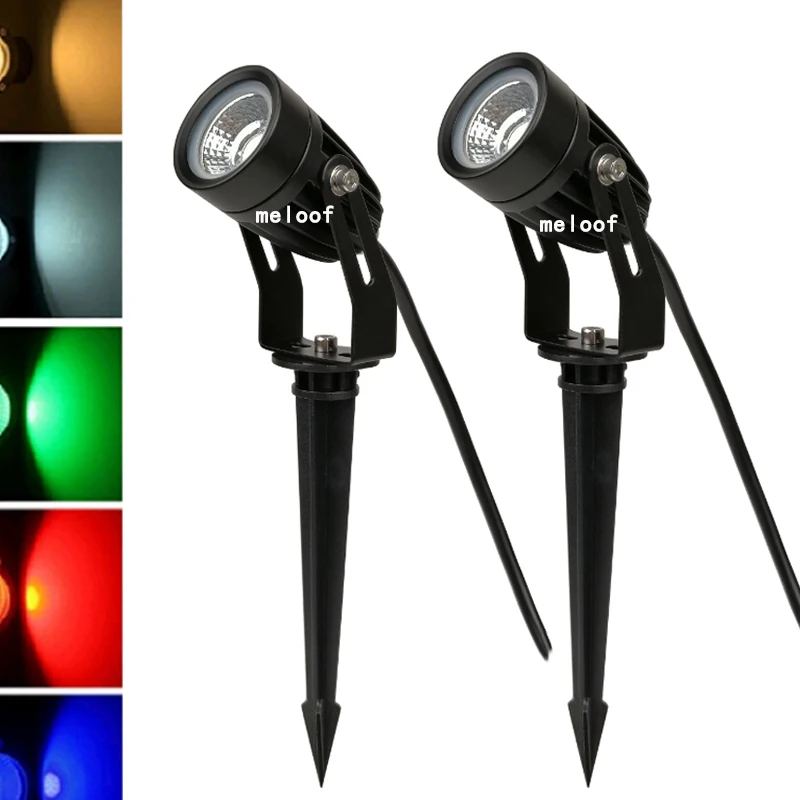 COB садовый светильник для газона 10 шт./лот 220 В переменного тока 110 12 постоянного