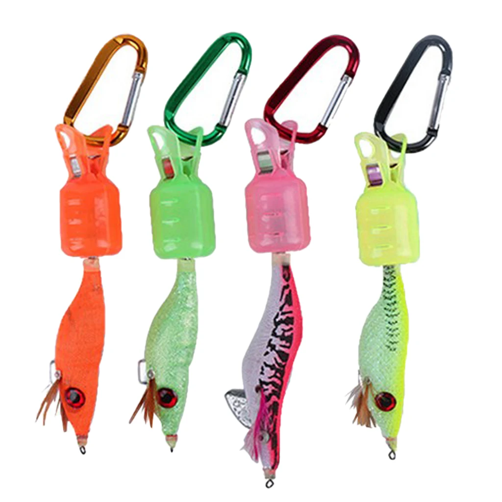 6 шт. креветок рыболовная приманка крышка Кальмар джиг защитный колпачок на