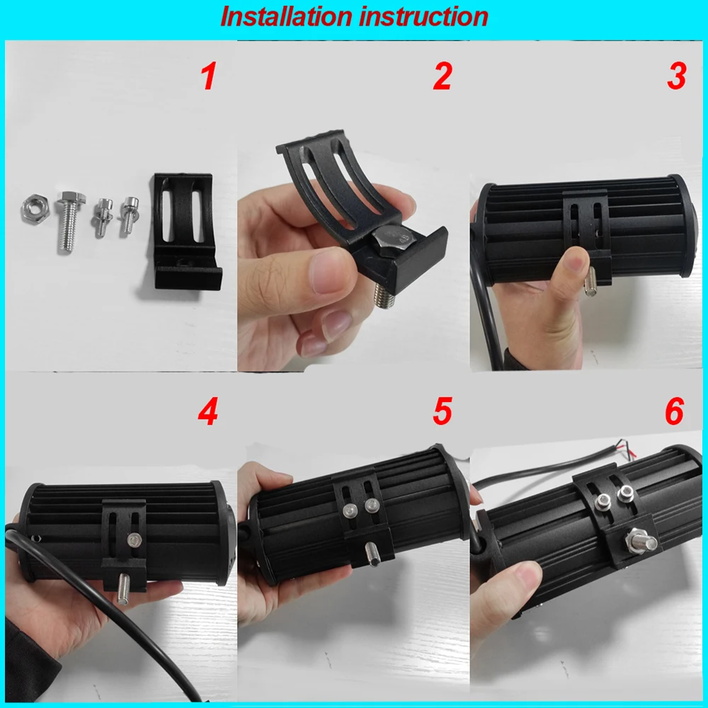 

LSlight LED Work Light Bar Square Spot Off Road Driving Lamp 72W for 12V 24V Car Boat Truck 4X4 4WD SUV ATV Vehicles Accessories