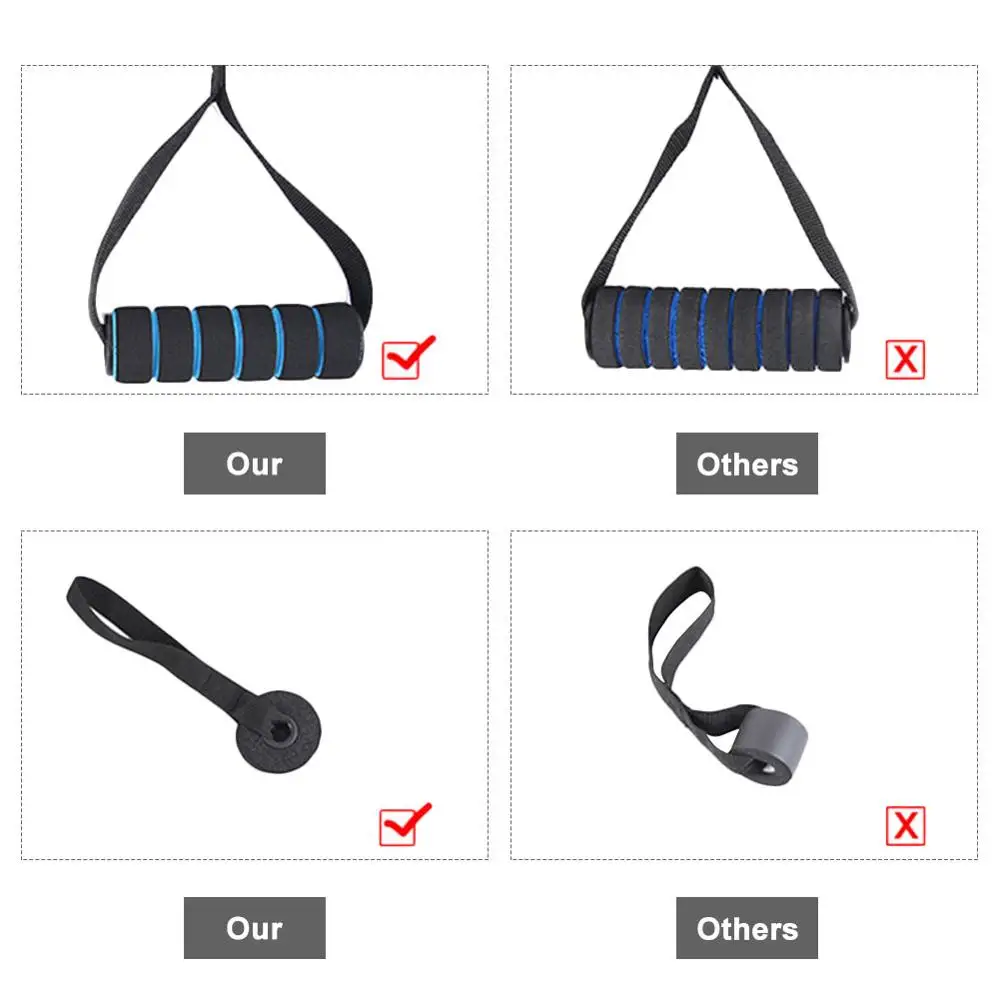 

11pcs Resistance Band Set Expander 100 Pound TPE Workout Elastic Rubber Band Home Gym Body Building Fitness Equipment