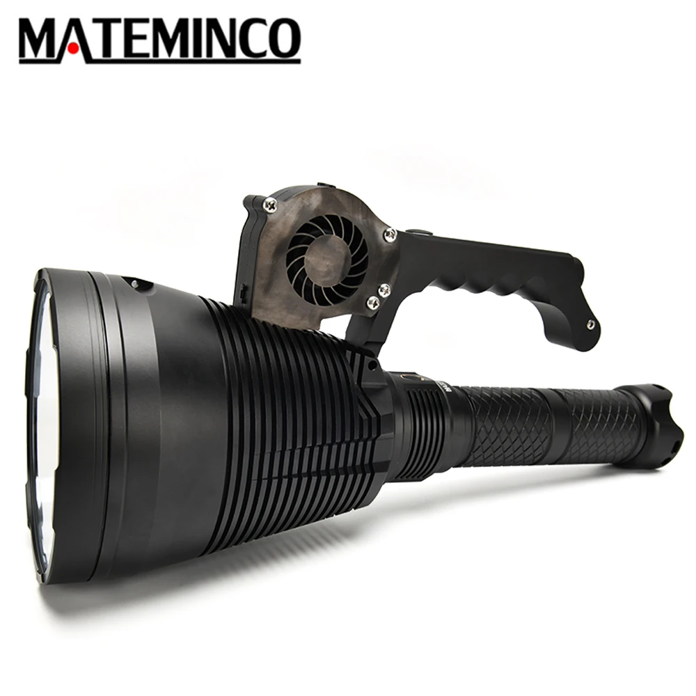 MATEMINCO MT90 Plus Super Powerful Flashlight Set SBT90.2 LED max 7500 lumen long beam distance 3162 Meter Searchlight Torch | Лампы и