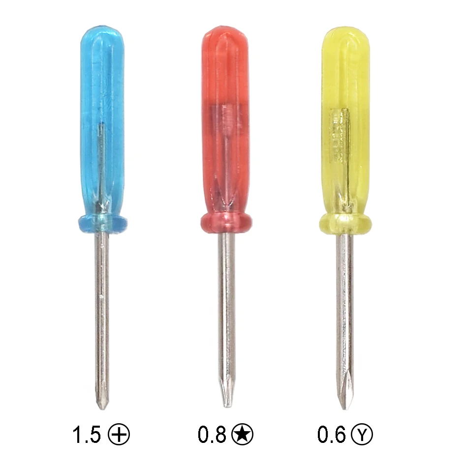 Синий 45 мм мини отвертки 1 5 Phillips 2 0 Slotted 6 Y 8 Pentalobe отвертка с ключом 1000 шт./лот|screwdriver