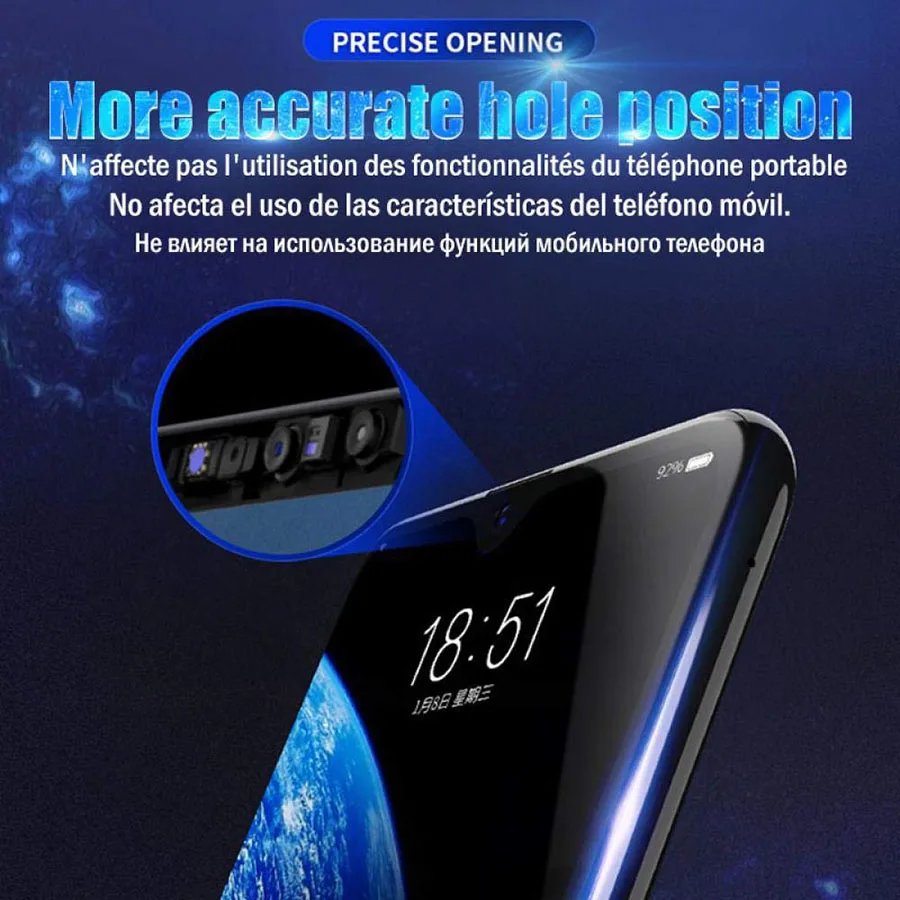 Front+Back Hydrogel Film For Huawei P30 Pro P20 Lite Honor View 20 8X 9X Full Cover Screen Protector TPU | Мобильные телефоны и