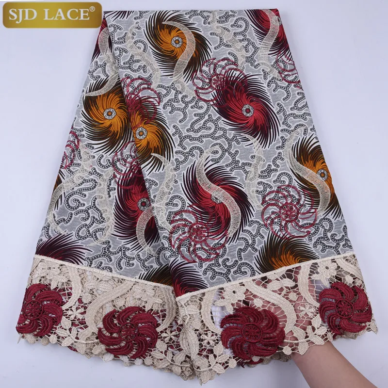 Африканская Вощеная кружевная ткань горячая Распродажа последнее поступление
