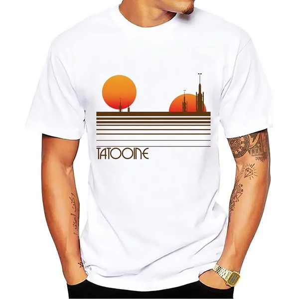 

TATOOINE T shirt MEN new white Casual tshirt homme Plus Size t-shirt