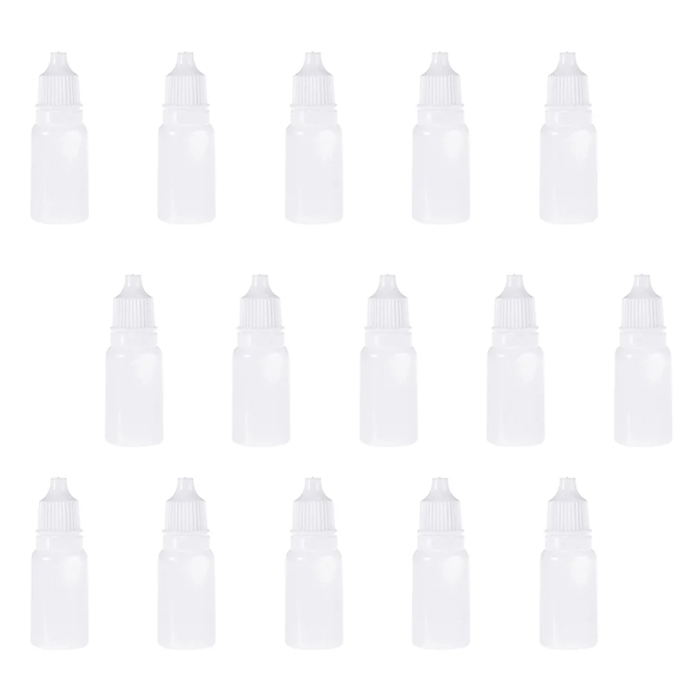 

60pcs 10ml Refillable Bottles Empty Eye Liquid Dropper Containers