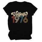 Женская футболка с коротким рукавом и круглым вырезом, свободного покроя