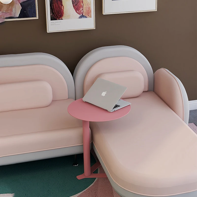 _ Мебель для гостиной журнальный столик металлический диван боковые столы