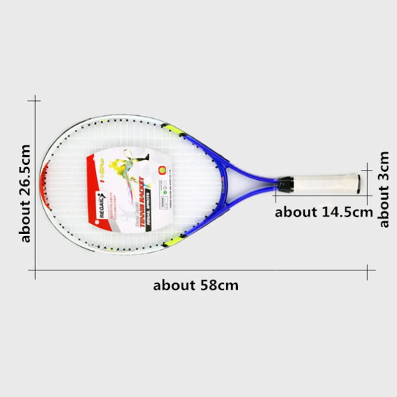 

2 PCS 100% NEW High Quality Training Racket Junior Tennis Racquet for Kids Youth Childrens Tennis Rackets with Carry Bag Hot