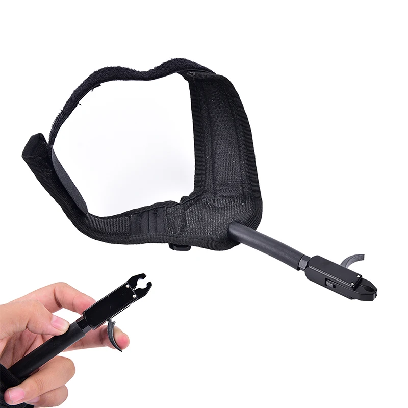 

Adult Compound Arrow Bow Archery Caliper Release Shooting Trigger Wrist Strap Durable Outdoor Hunting Camping Hiking Tool Black