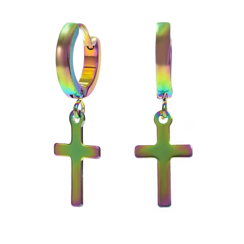 1 пара новых мужских ювелирных изделий корейские модные маленькие серьги-кольца