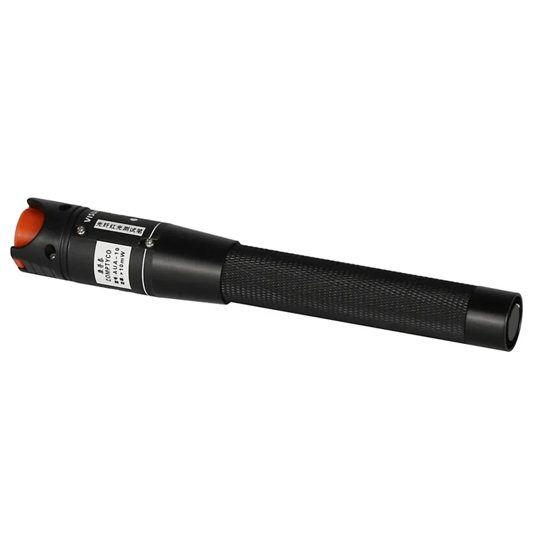 10KM VFL red light pen Optic Light Source fiber cable tester FC,SC,ST Universal 10mW visual fault locator 650+10nm Wavelength