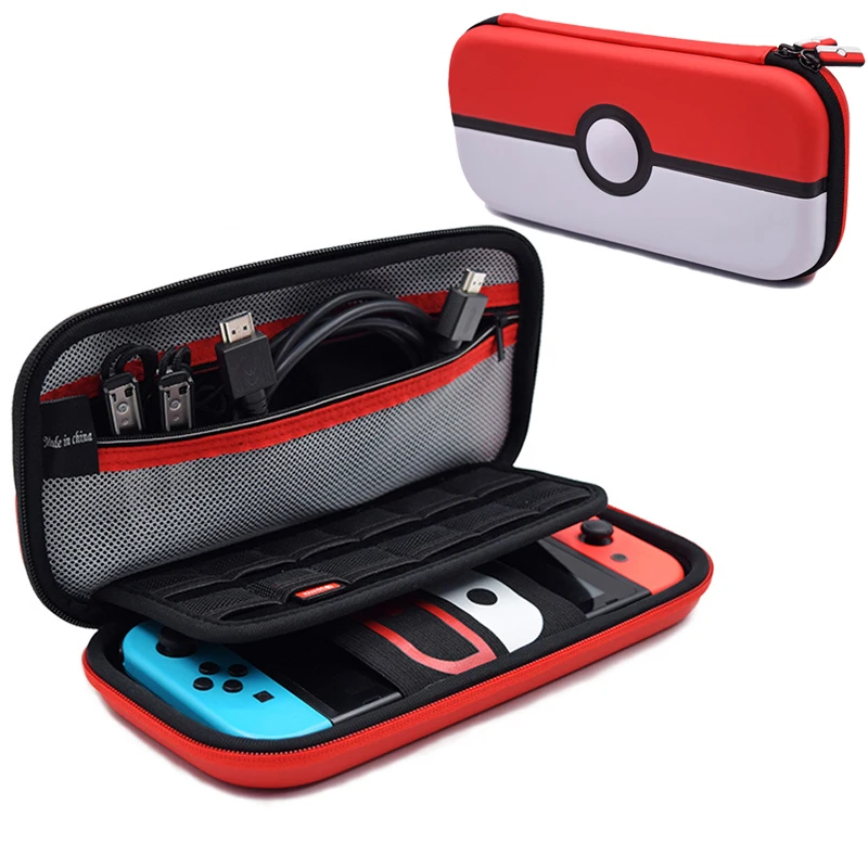 Стиль Poke-ball NS переносной чехол для хранения Жесткий Чехол PU Сумка для хранения для nintendo Switch аксессуары для игровой консоли