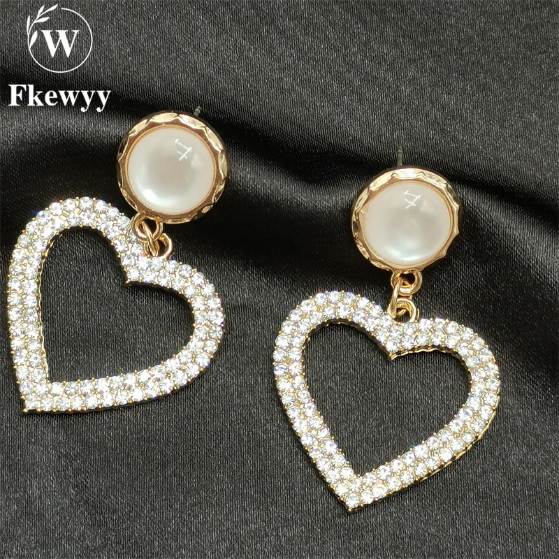 

Fkewyy luxury Earrings For Women Designer Jewelry fashion Geometry Gothic Accessories Dangle Earrings Punk Jewellery vintage