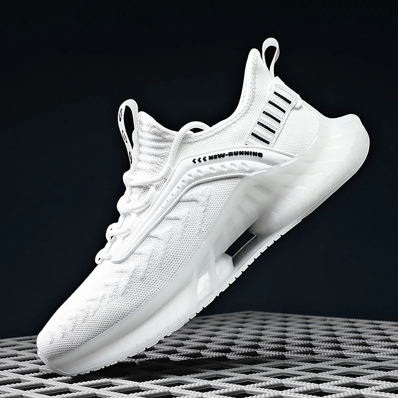 

2021 high quality Korean spring flying woven TPU popcorn sneakers