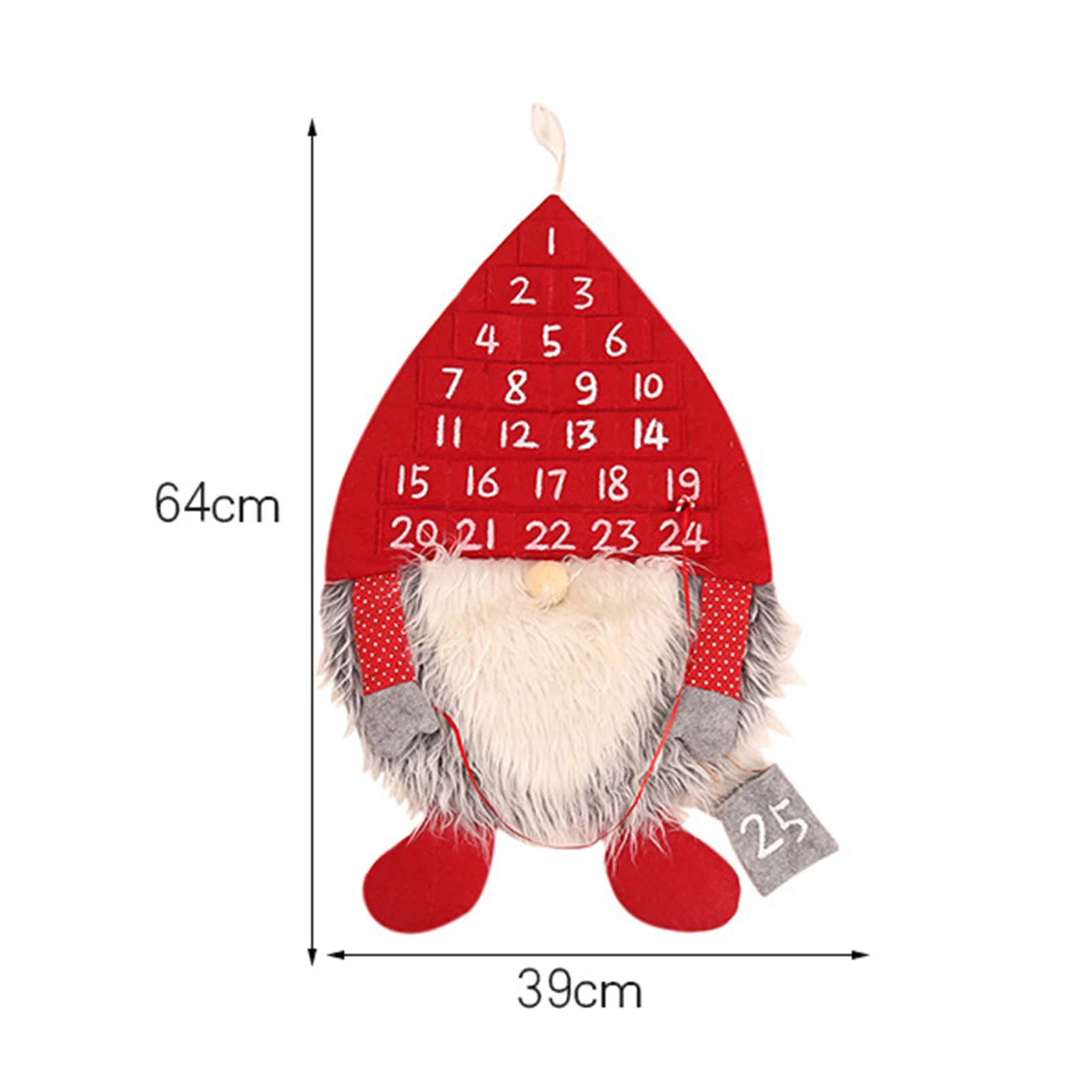

Christmas Advent Forest Man Calendar Ornament Home Door Wall Party Pendant Decor Christmas Decorations Xmas Ornament