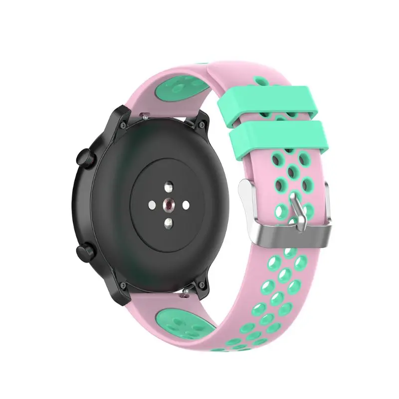 Ремешок силиконовый для Samsung Galaxy Watch 46 мм Gear S3/R380 Amazfit Stratos/Pace GTR 47 универсальный
