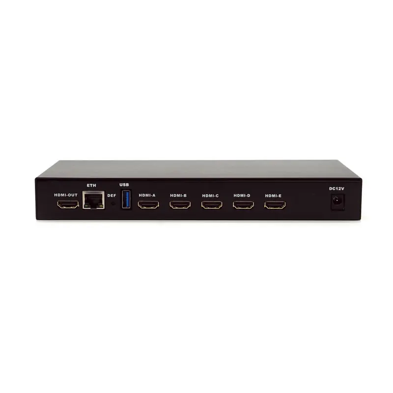 H264 H265 HD MI SRT NDI IPTV видео прямая трансляция mi ng Rtmp кодировщик 5 каналов Wowza Facebook Youtube V x