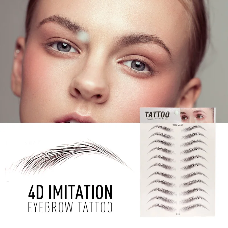 

BANXEER 3D Eyebrow Tattoo Waterproof Fine Sketch Eyebrow Tint Makeup Waterproof Long Lasting Eyebrows Cosmetics
