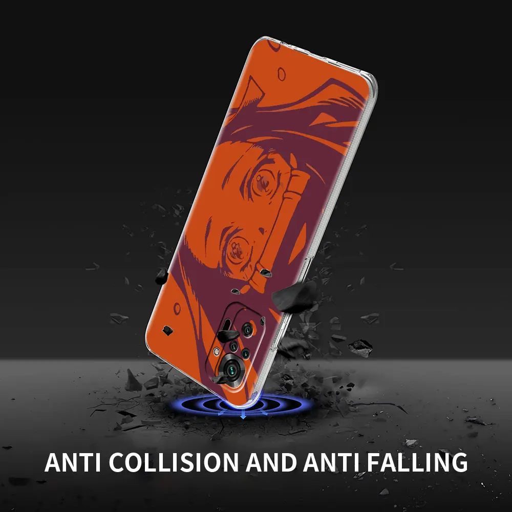 clear case for xiaomi redmi note 10 9 8 pro 9s 10s 7 k40 9a 8t 9c 9t 8a silicone phone cover soft shell anime demon slayer funda free global shipping