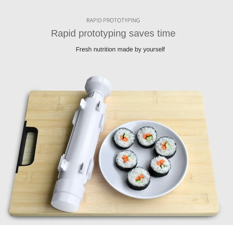 

Push Type Sushi Mold Seaweed Rice Ball Tool Set Household Full Set of Ready-to-eat Diy Seaweed Rice Ball Maker Sushi Accessories