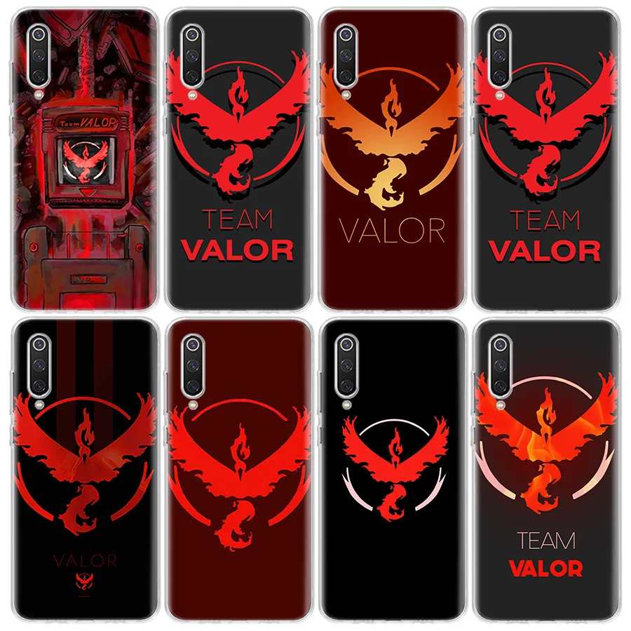 Модный чехол Elf go Team Valor для телефона Xiaomi Redmi Note 10 11 Pro Max 11S 11T 11E 10S 9 9S 9T 4G 5G 8 8T 7 6 5 4 4X Coq |