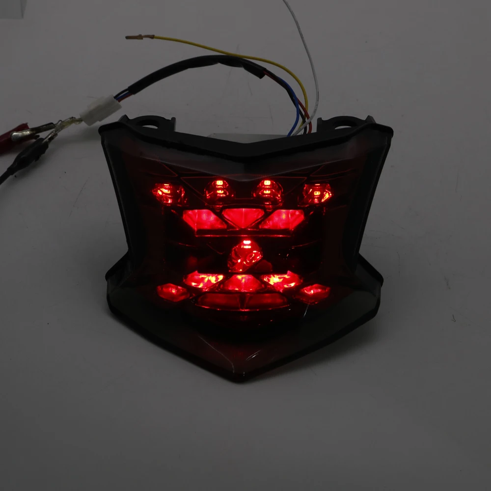 Мотоциклетный задний светильник s светодиодный тормозной стояночный указатель