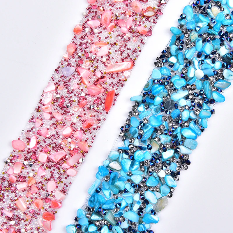 Не требующей горячей фиксации гравий лента 2 5/3 5 см шириной 1 ярд/лот Стразы