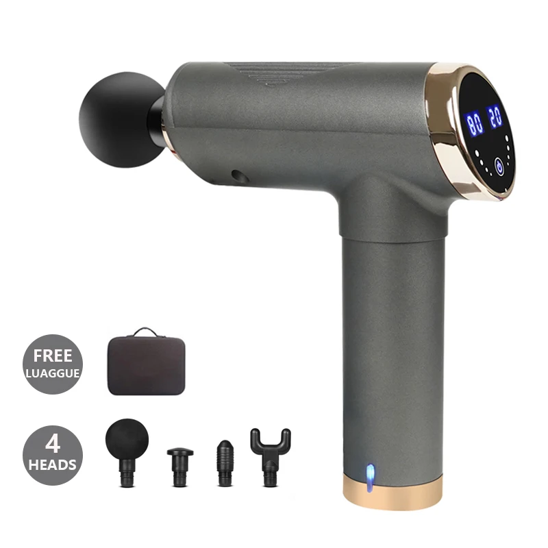 Массажный пистолет массаж мышц задняя часть массажер Электрический для тела шеи