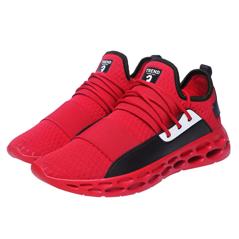 Сетчатая обувь для бега повседневная мужская взрослых теннисная светильник