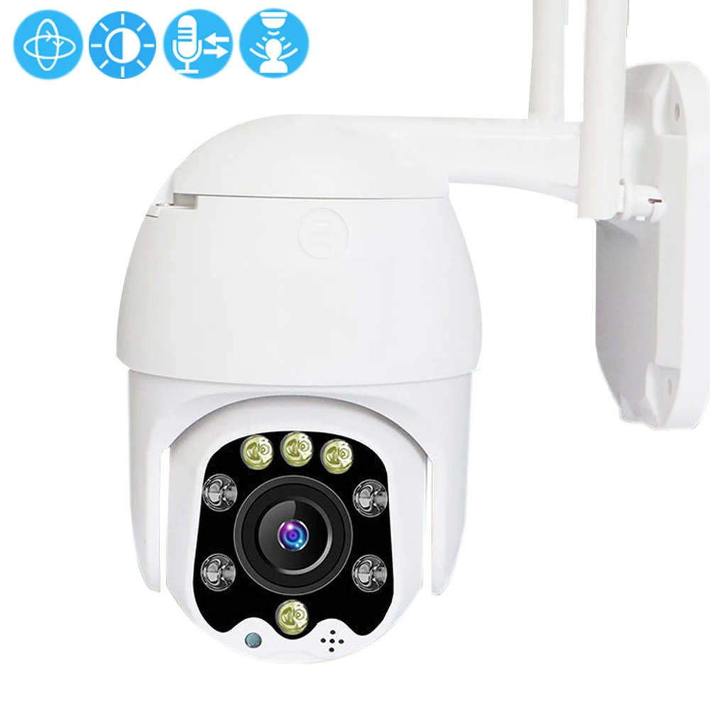 

1080P Outdoor WiFi IP Camera Smart Home Security Surveillance Outside Indoor CCTV 360 PTZ Video Monitor Remote Detection IP Cam