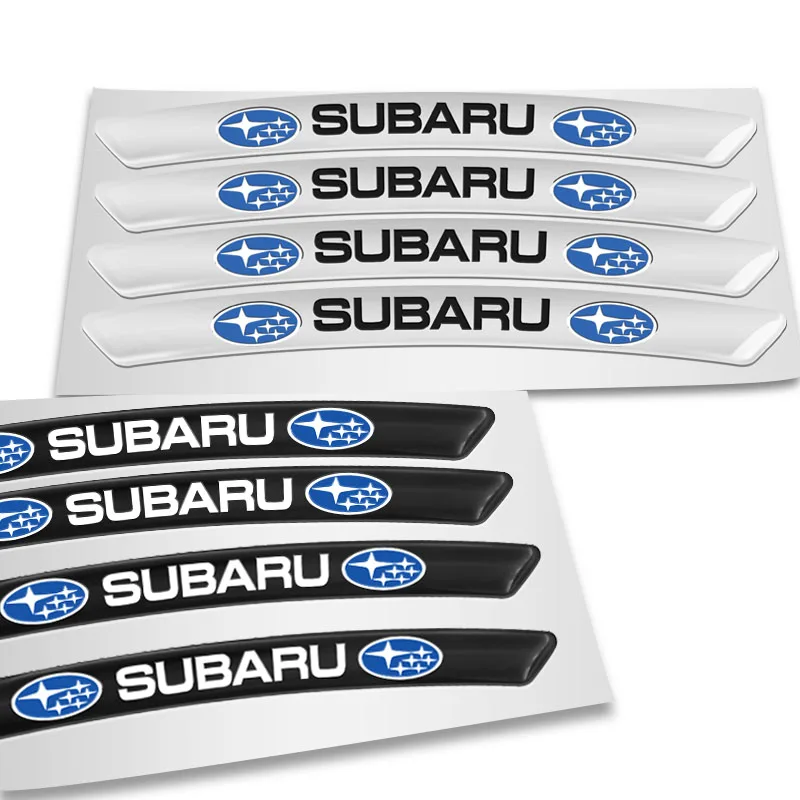 4 шт. автомобильные наклейки на колесные диски гоночные автомобили для Subaru Forest Human