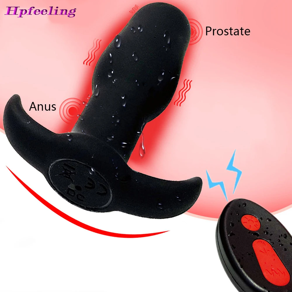 

Anus Vibrator Rotation Beads Prostate Massage Women G-spot/Clit Stimulation Silicone Sex Toys Wireless Vibrating Anal Butt Plugs