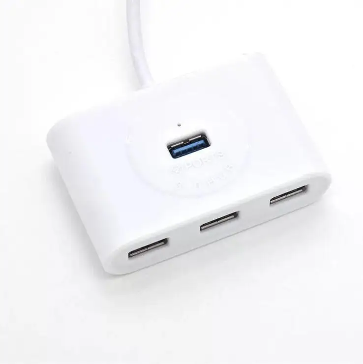 USB-концентратор 50 шт./лот 3 0 внешний 4-портовый USB-разветвитель с портом питания Micro
