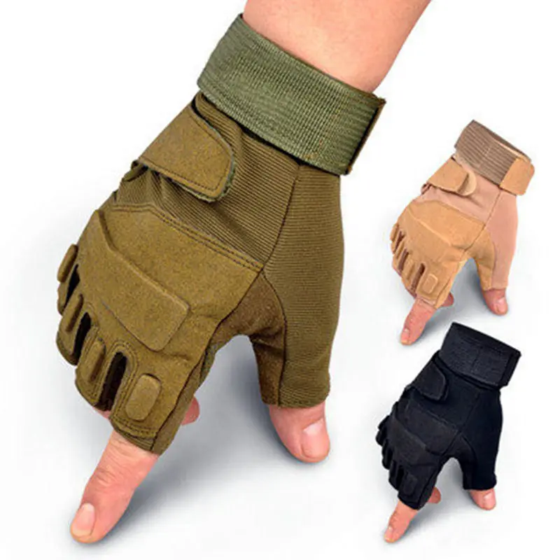 Tactical Gloves Men Women Army Military Fighting Half Finger Gloves Anti-slip Outdoor Sports Fingerless Gloves Men Women