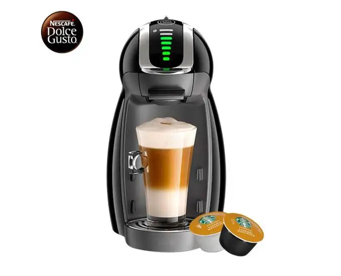 

Капсульная кофемашина Nescafe Dolce Gusto, бытовая кофемашина для эспрессо, для дома, офиса, Genio2, электрическая капельная Кофеварка для черного капу...