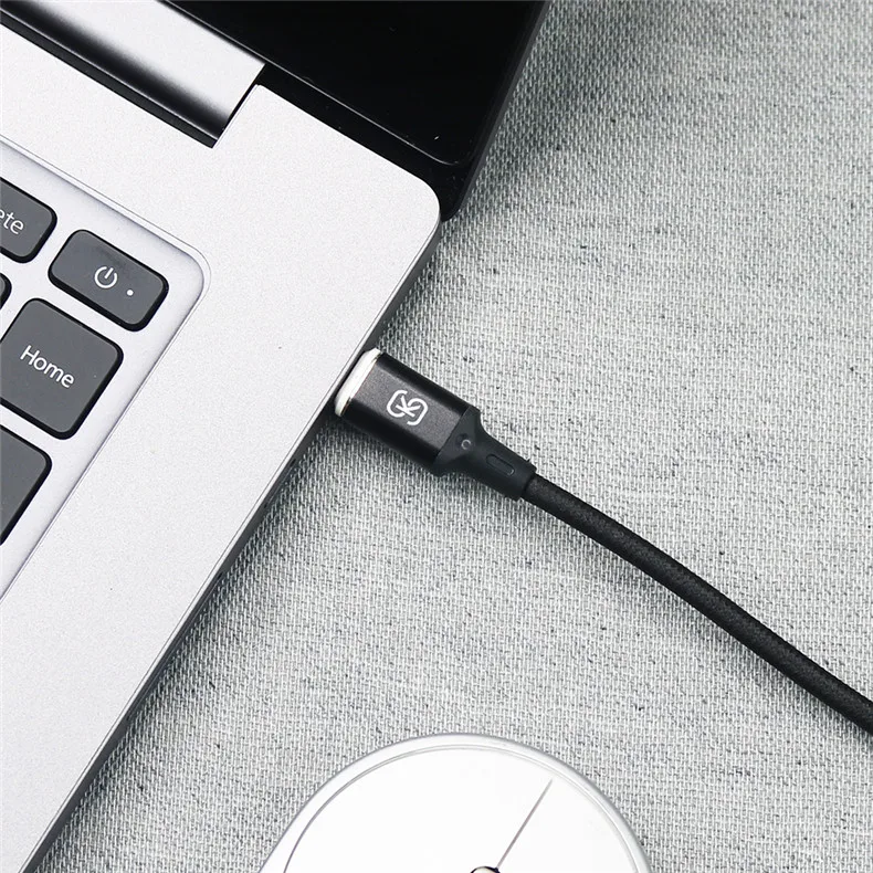 PD 100W Магнитный зарядный быстрый заряд кабеля USB-C type C кабель для Macbook Pro ноутбук мобильный телефон Реверсивный маг кабель SIKAI