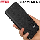 Флип-чехол для xiaomi mia3, чехол xiaomi a3, чехол с подставкой, кожаный чехол, силиконовая книга, Mofi, Блестящий Роскошный чехол для Xiaomi mia3, pu, деловой