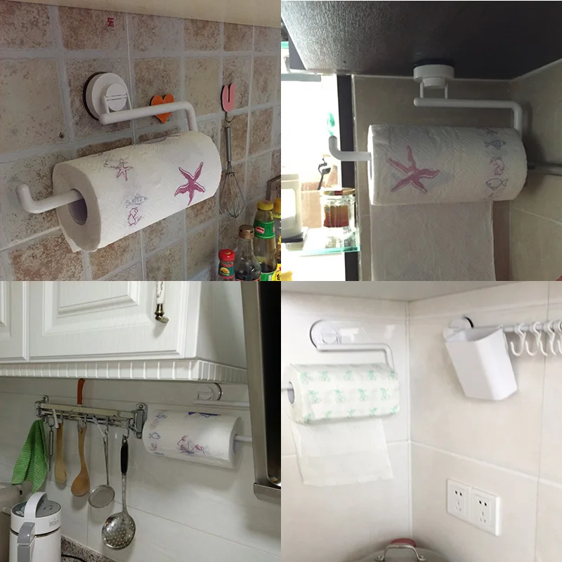 Кухонный держатель для бумаги стойка бумажных полотенец с белыми роликами