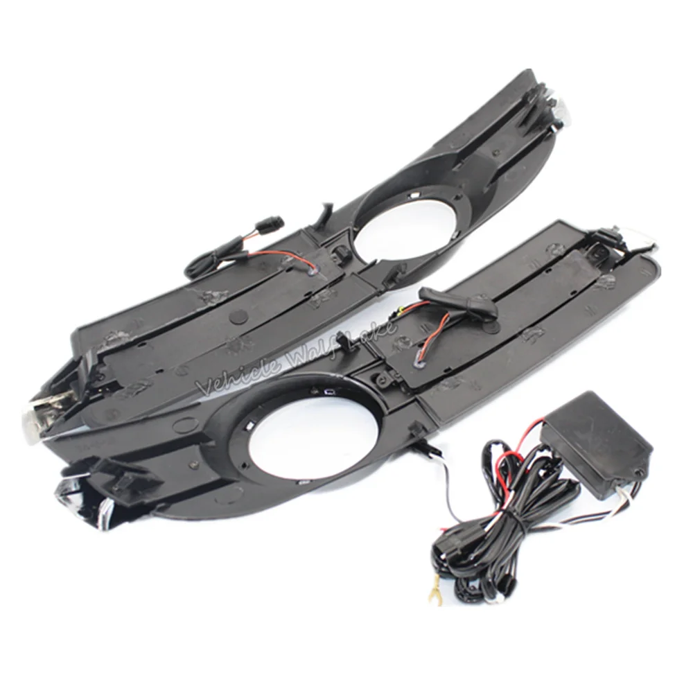 2 шт. светодиодный DRL для AUDI A6 C6 2005 2006 2007 2008 автомобильный Дневной ходовой свет