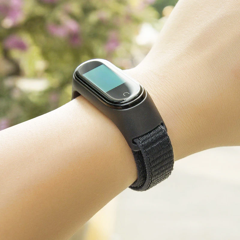 Браслет для xiaomi mi band 7 нейлоновый спортивный ремешок часов Mi 5 6 4 3 - купить по