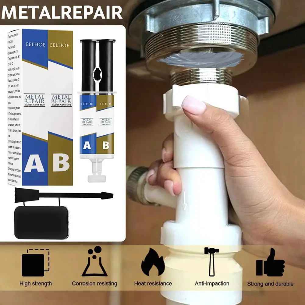 Литой клей для промышленного ремонта литья отверстия песка трещин 2 шт. дефектов