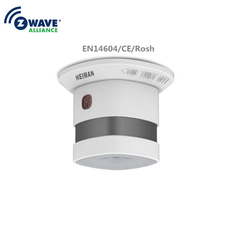 Z-wave детектор дыма пожарный датчик умный дом ЕС 868,42 МГц Z волна детектор дыма мощность Батарея работает около 3 лет