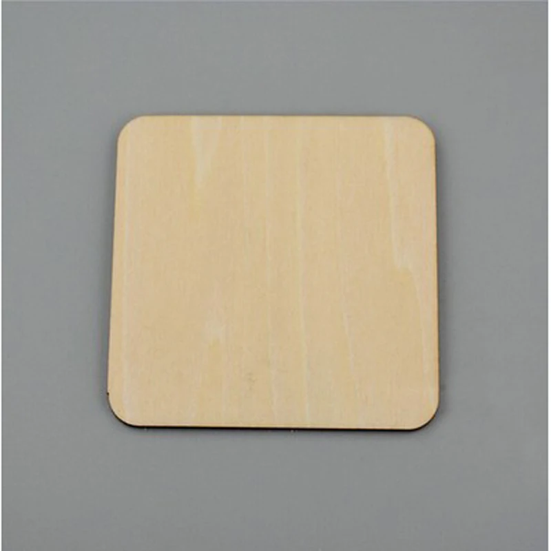 Пустые круглые угловые квадратные деревянные листы 110 200 мм незавершенные