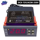 Цифровой термостат, термометр переменного тока 110-220 В постоянного тока 9-72 В MH1210W 10A, регулятор температуры, терморегулятор, инкубатор