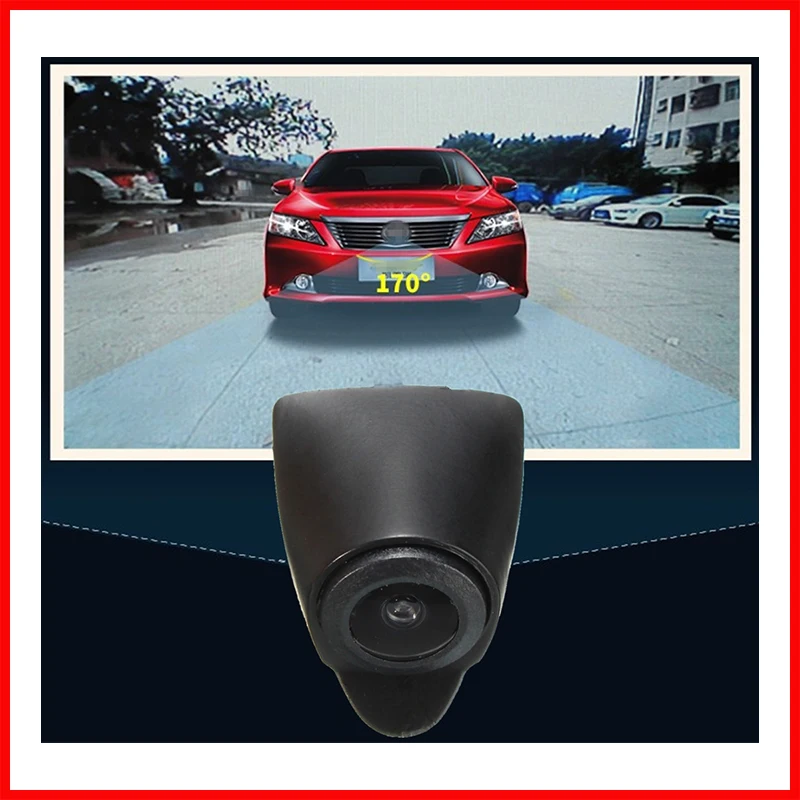 Car DVR Front View Camera Parking Waterproof Wide Angle Logo Embedded For Toyota Prado Highlander Land Camry Verso EZ RAV4 Cruis |