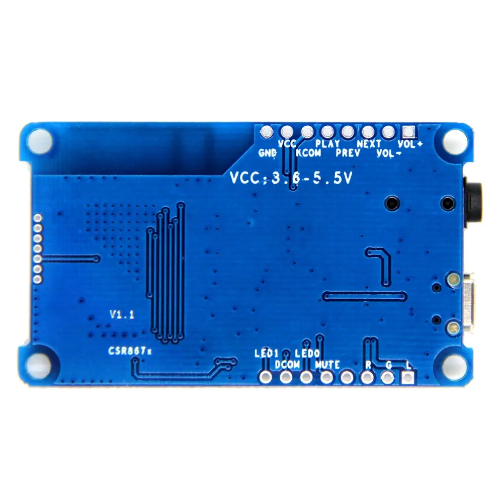 Плата ресивера CSR8675 без потерь LDAC BLE5.0 модуль декодера усилителя Bluetooth PCM5102A плата